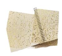 25Pcs Color Glitter Sequin Lace Gauze Art Paper Scrapbooking Decorate DIY Junk Journal Planner Collage Background Material(Glod)