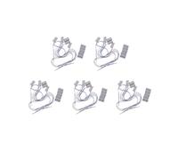 25Pcs Mc-38 Cableado Interruptor Magnético del Sensor de la Ventana de la Puerta para Sistema de Alarma para el Hogar, Cuando el Sensor Junto,