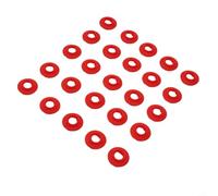 25pcs Silicon Rubber Washer Gasket Set For Grolsch Cap for Swing for para top Bottle Cap(Red)