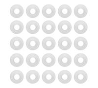 25PCS Tapas superiores abatibles para botellas de cerveza blancas Juntas de silicona de repuesto Sellos para botellas estilo Grolsch Accesorios para hacer cerveza casera