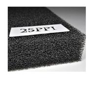 25PPI Accesorios for acuarios Decoración bioquímica práctica Esponja de algodón Filtro for acuario Estanque for pecera Tanque de esponja de espuma negra Accesorios for filtro for pecera de acuario(50c