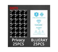 (25Privacy 25BlueRAY)Película de hidrogel mate de TPU para protección de pantalla de teléfono móvil, 25/50/100