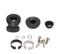 25T Aluminum Alloy Servo Arm | Unloading Protection for 1/10 RC Cars | Steering Arm Replacement/Servo Horn Upgrade | Lightweight & Oxidation Resilient (Black)