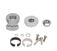 25T Aluminum Alloy Servo Arm | Unloading Protection for 1/10 RC Cars | Steering Arm Replacement/Servo Horn Upgrade | Lightweight & Oxidation Resilient (Gray)