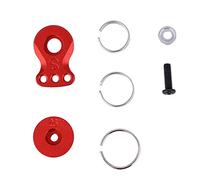 25T Buffer Metal Steel Ring Gear Arm | Replacement for 1/10 & 1/8 RC Cars | CNC Machined Aluminum Alloy | DIY RC Vehicle Accessories (S Model) (Red (N10220R))