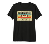 25th Birthday Best of 2001 Retro Bday Cassette Tape Vintage Camiseta Premium