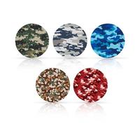 25uds Cubiertas de Sensor para Libre 2/3, Parches Adhesivos Impermeables Patrón de Camuflaje Parche para Monitor de Azúcar en Sangre Pegatinas para Sensores a Prueba de Sudor para Libre