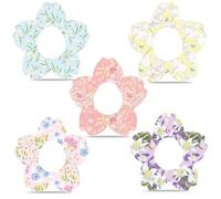 25uds Flores Parches para Sensor Dexcom G7, 5 Estilos Temática Floral Impermeables Sobre Parches Pegatinas Transpirables para Sensor CGM Compatibles con Dexcom G7 CGM