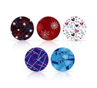 25uds Parches Adhesivos para Libre 2 and Libre 3, Impermeables Cubierta Sensor Transpirables Precortados Adhesivos Estampado de Telarañas, de Larga Duración, Sin Pegamento en el Centro