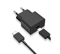 25W Cargador Tipo C Carga Rápida para Samsung A17 A26 A16 A56 A36 A55 A35 A54 A53 A34,Carga Súper Rápida PD 25 Watt Tipo C Cable 1m y Adaptador de Cargador USB C para Galaxy S25 S24 Tab S9 FE Z Flip7