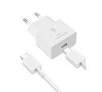 25W Cargador Tipo C Carga Rápida para Samsung A17 A26 A16 A56 A36 A55 A35 A54 A53 A34,Carga Súper Rápida PD 25 Watt Tipo C Cable 1m y Adaptador de Cargador USB C para Galaxy S25 S24 Tab S9 FE Z Flip7