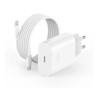 25W USB C Cargador para iPhone 17/16/16 Plus/16 Pro/16 Pro Max/15/iPad Air/iPad Mini/AirPods, Certificado MFi iPhone Carga Rapida Cabezal con Cable de Carga 2M Tipo-C, Rápido Enchufe, Móvil Adaptador