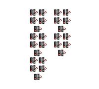 25x Indicador LED de Batería para Taladro Eléctrico, Herramienta Visual para Baterías de Litio para de 18 V/21 V con Capacidad 18650.