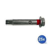 25x Maurer Espiga Ancla Acero Msa Tornillo Te 6,8 Msa 12X 100 10X100