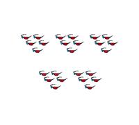 25X Rojo Y Azul Anaglifo Dimensional 3D VISION Lentes para TV Movie Game DVD