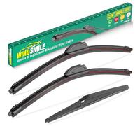 26" 16" 12" Windshield Wiper Blades Replacement for Toyota RAV4 2019 2020 2021 2022 2023 2024 RAV 4 / Mazda 5 2006-2015 Premium All Weather Front Rear Wipers Set - OEM Quality (Pack of 3)