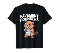 26.2 Beaver Running Cita Marathon Runner Humor Funny Miles Camiseta