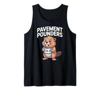 26.2 Beaver Running Cita Marathon Runner Humor Funny Miles Camiseta sin Mangas
