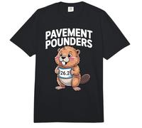 26.2 Beaver Running Cita Marathon Runner Humor Funny Miles Comfort Colors Adult Heavyweight T-Shirt