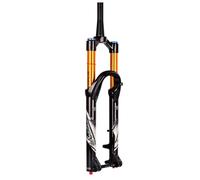 26/27,5/29" Horquilla de suspensión MTB cónica de 1-1/2" 15*110mm boost | Recorrido 160mm air fork Ajuste de amortiguación con bloqueo, horquilla delantera con freno de disco