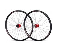 26" 27.5" 29" Juego De Ruedas MTB Freno De Disco Eje Pasante Boost Ruedas Delantera Y Trasera 110 X 15/148 X 12mm Bujes 32H para Cassette De 7-12 Velocidades(Red,26'')