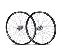 26" 27.5" 29" Juego De Ruedas MTB Freno De Disco Eje Pasante Boost Ruedas Delantera Y Trasera 110 X 15/148 X 12mm Bujes 32H para Cassette De 7-12 Velocidades(Colorful,26'')