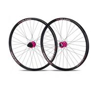 26" 27.5" 29" Juego De Ruedas MTB Freno De Disco Eje Pasante Boost Ruedas Delantera Y Trasera 110 X 15/148 X 12mm Bujes 32H para Cassette De 7-12 Velocidades(Pink,26'')