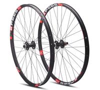 26/27,5/29 Pulgadas Eje Pasante Juego De Ruedas for Bicicleta De Montaña Delantera 15*100 Mm Trasera 12*142 Mm Freno De Disco Rueda De Bicicleta Llanta De Doble Pared 32H 8- 11s Casete(Schwarz,27.5")