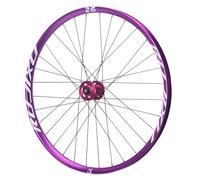 26/27,5/29in Rueda para Bicicleta De Montaña Eje Pasante Delantera 20 X 110mm Trasera 12 X 150mm Llanta De Aleación De Aluminio Freno De Disco 32H Bujes para 7-12 Velocidades(Pink,29''-Front)