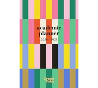 26-27 Academic Planner: Modern Stripes | Small College/School Organizer July 2026 - July 2027 | Weekly & Monthly