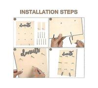 (26*35cm)Wooden Donut Stand Display Doughnut Holder Donuts Rack Wall Rack Holder Durable Donut Holder For Wedding