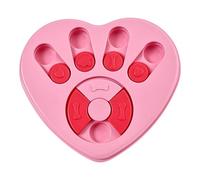 26.8x24x3.2 cm Slow Feeding Dog Bowl, Puzzle Feeder Dog Bowl, Anti Choking Dog Bowls, Interactive Dog Feeder, Slow Feeder Heart Shape Dog Bowls, Interactive Pet Feeder for Dogs Cats
