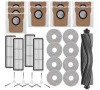 26 accesorios para Dreame L10S Ultra/S10 Pro, Mijia Omni 1S B101CN Robot X10+Robot, 1 cepillo principal, 4 filtros, 4 cepillos laterales, 8 toallitas, 9 bolsas para el polvo