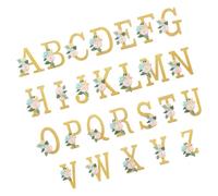 26 apliques de bordado adhesivos con letras de flores, adhesivos bordados para planchar sobre tela, para ropa, vestido, bolso, sombrero, reparación de costura en arreglos de guiones