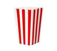 26 cajas de palomitas de maíz, bolsas de palomitas de maíz, color rojo, pequeños caramelos, contenedores de papel, cartón blanco, aperitivos para fiestas, caramelos, bolsas de regalo de Navidad (rayas