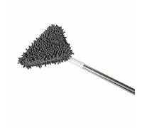 26 cm triángulo chenilla tela polvo polvo reemplazo cabeza almohadillas de cabeza grande vidrio limpieza microfibra barrer raps toalla piso casa plana(3-Pack,3 PCS)