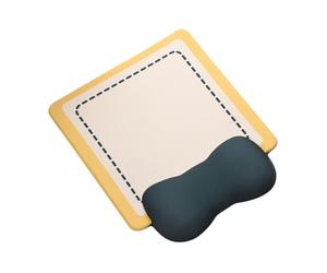 (26 cmx21 cm, Yellow) Ergonomic Mouse Pad Portable Gift Creative Fashion with Cushioned Wrist Rest Yellow