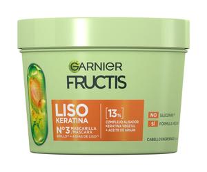 ¡26% DTO! Fructis Nº3 Mascarilla Liso Keratina 370 ml