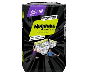 ¡26% DTO! Ninjamas Pyjama Pants Calzoncillos de Noche Absorbentes 4-7 años