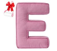 26 English Letter Pillow,Soft Plush Letter Pillows,A to Z Initial Alphabet Cushion for Living Room Sofa Couch Bed Car Decoration