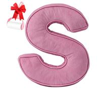 26 English Letter Pillow,Soft Plush Letter Pillows,A to Z Initial Alphabet Cushion for Living Room Sofa Couch Bed Car Decoration