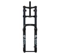 26" horquilla de suspensión neumática MTB 5.0 fat tire Recorrido 190mm | Eje pasante 150x15mm, horquilla delantera recta 1-1/8", doble corona, para bici de montaña, nieve y playa