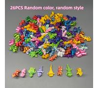 26 Mini Figuras de Animales Color Aleatorio - Dinosaurios de Fantasía, , Jirafas, Hipopótamos y Más Estatuas Coleccionables de Plástico para Halloween/Pascua/Navidad/Uso Festivo