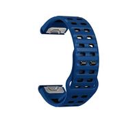 26 mm 22 mm Ajuste adecuado for Garmin Fenix8 Correa de silicona bicolor de ajuste rápido for Fenix8 E 47 mm 51 mm Correa(Royal blue-Black,22mm)