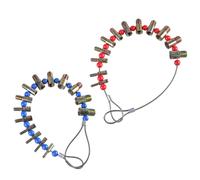 26 Nut Bolt Thread Size Checker Thread Tester Screw Checking Tool Screw Identification Gauge Bolt Nut Thread Identifier Gold