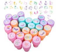 26 Piezas De Sellos para Colorear, Juego De Sellos De Animales, Sellos De Aliento para NiñOs, Juguetes De Sellos para Colorear para Juegos, DiversióN, Garabatos De Bricolaje, Favores De Fiesta