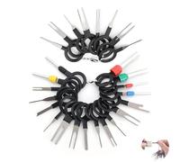 26 Piezas Herramientas de Eliminación de Terminales, Extractor de Terminales Eléctricos, Extractor de Pin de Conector Crimpado para Reparación Automotriz