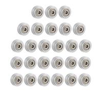 26 Piezas Ruedas de Polea Transparente Rueda de PláStico 625Zz Rodillo de Rueda Redonda Pasiva para CR-10 Series 3D Impresora