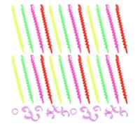 26 Piezas Varilla para Rizar el Cabello Espiral de Plástico | Reutilizable, Ligera y Portátil, para Uso en Casa y Viajes, Diseño Fuerte y No Fácil de Romper