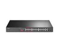 TP-Link TL-SL1226P 24-Port 10/100 Mbps + 2-Port Gigabit Rackmount Switch with 24-Port PoE+